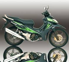 4 langkah, sohc 2 katup diameter x langkah : Spesifikasi Motor Kawasaki Kaze Zx 130 Vr Kredit Motor