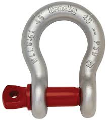 Crosby Galvanized Screw Pin Shackles