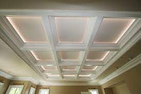 Whether you hire a professional contractor or do it then, add recessed lighting in the center of each coffer for dramatic effect. Led Coffered Ceiling Google Search Coffered Ceiling Lighting Coffered Ceiling Ceiling Lights