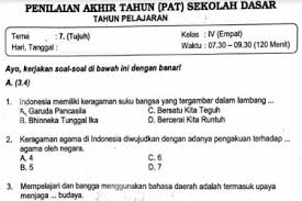 Check spelling or type a new query. Soal Ulangan Kelas 4 Tema 7 Kurikulum 2013 Uambn 2019