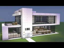 Minecraft How To Build A Simple Modern House Teaching You How To Build In Minecraft Creativ Minecraft Modern Minecraft House Tutorials Minecraft Modern House