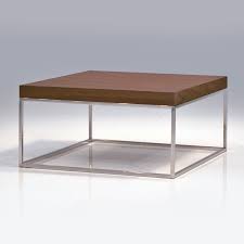 Now, smooth concrete is layered over a honeycombed core for the strength, character and depth of traditional concrete at an effortless weight. Kubo 30 Square Coffee Table Natural Walnut Stainless Steel Mobital Touch Of Modern