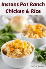 Instant Pot Ranch Chicken And Rice Recipe Instant Pot Dinner Recipes Instant Pot Recipes Chicken Instant Pot Recipes