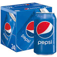 Pepsi Cola Soda Pop 12 Oz Cans 24 Pack Walmart Com