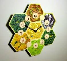 Settlers Of Catan Board Game Clock Awesome Check It Out Ash Catan Board Catan Board Game Settlers Of Catan