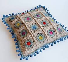 Oturma Odalari Icin Motifli Orgu Kirlent Ornegi Kirlent Tig Motifleri Orgu