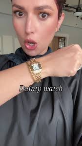 Super cute dainty watch! #daintywatch #watch #goldwatch #daintyjewelry  #jewelry #watches #jewelrytour #goldjewelry #tiktokmademebuyit