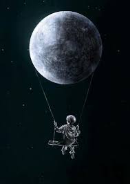 Swing By The Moon Good Night Moon Moon Magic Moon Illustration