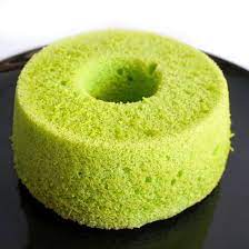 this pandan chiffon cake is soft spongey and light this is a cake that can be eaten without much guilt texture is pandan chiffon cake desserts chiffon cake