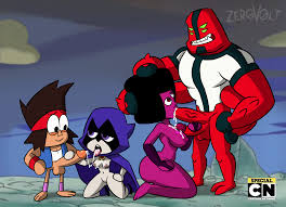 Rule34 - If it exists, there is porn of it  zer0v0lt, ben tennyson,  fourarms, garnet (steven universe), gem (species), raven (dc)  3646992