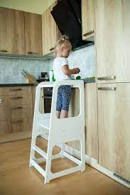 It is tall but sturdy like a tower and learning is easy since your child is close to the action. Kitchen Helper Tower Kitchen Stool Safety Stool Toddler Step Stool Kid Step Stool Activity Tower Montessori Tower Stepping Stool Step Stool Kids Kitchen Stools Learning Tower