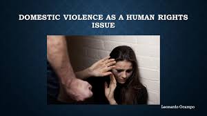 DOMESTIC VIOLENCE AS A HUMAN RIGHTS ISSUE Leonardo Ocampo.