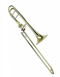 ترومبون (trombone) ترومبون يمكن تمييز آلات الترومبون بسهولة من شكلها والطريقة التي تعزف بها فهي تتكون من ثلاث أنابيب، ينتهى طرف الأنبوبة الأولى بالجزء الذي ينفخ فيه العازف، بينما تنتهى الأنبوبة. Courtois Creation Series Tenor Trombone Virtuosity