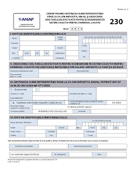 Completezi declarația 230, dacă în 2019 ai avut venituri numai din salarii sau pensii. Formular 230 Pdf Docdroid