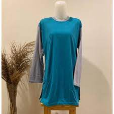 Baju olahraga muslimah ayesha terdiri dari atasan kaos, celana training dan rok celana muslimah. Baju Olahraga Muslim Kaos Tunik Senam Muslimah Seragam Wanita Hijau Toska S Tunik Muslim Terbaru 2020