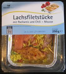 Bienvenido a la tienda online de lidl. Lidl Fischerstolz Lachsfiletstucke Mit Paellareis Und Chili Mousse Von Laschinger Seafood Laschinger Aqua Blogtestesser