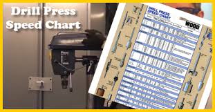 drill press speed chart gotta go do it yourself