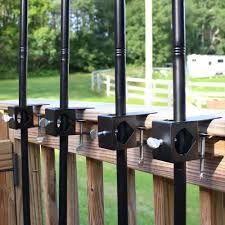 Sunnydaze Decor Deck Clamp For Outdoor Torches To Mount To Handrail 4 Pack Wko 203 4pk The Home Depot In 2020 Outdoor Torches Deck Accessories Sunnydaze Decor