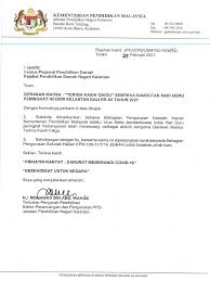 3.2 bahagian pengurusan sekolah harian 3.2.1. Surat Gerakan Massa Ke Ppd