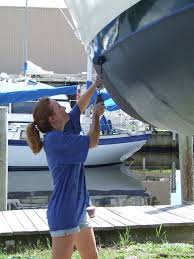How to paint a boat bottom. Mid Life Cruising Sailboat Bottom Painted Boat Plans Boat Building Boat