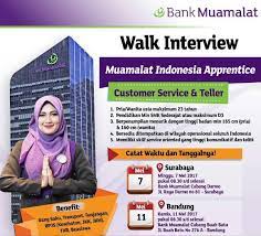 5 bank ini sedang buka lowongan kerja. Lowongan Kerja Bank Muamalat Minimal Sma Smk Area Bandung Surabaya Rekrutmen Lowongan Kerja Bulan April 2021