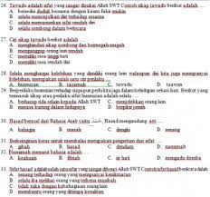 Kunci jawaban akidah akhlak kelas 8 semester 2 2020. Soal Dan Jawaban Akidah Akhlak Kelas 8 Semester 2 Cara Golden
