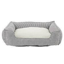 24 x 36 x 4 high. Top Paw Striped Cuddler Pet Bed Dog Cuddler Beds Petsmart