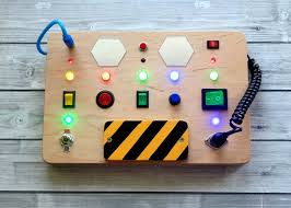 Comes with two screws and made to fit most standard wall switches. Busy Board For Toddler Custom Led Light Toy Switch Box Kids Etsy In 2021 Busy Boards For Toddlers Baby Sensory Board Busy Board