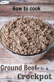 Cook Ground Beef In A Crockpot Recipe Ground Beef In Crockpot Cooking With Ground Beef Crockpot Beef