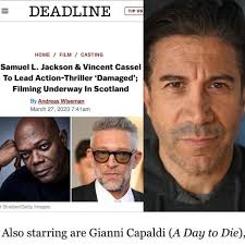 We're excited to announce that our client GIANNI CAPALDI @officialgcapaldi  has begun filming his lead role in a new action thriller DAMAGED starring  alongside Samuel L. Jackson, Vincent Cassel, Kate Dickie and