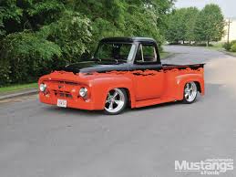 Image result for Orange 1954 Truck