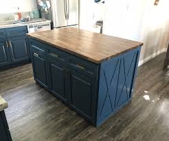 This kitchen island is equipped with 2 deep drawers, a sliding door cabinet with an adjustable shelf, and 2 towel bars. Building My Own Butcher Block Kitchen Island 22 Steps With Pictures Instructables
