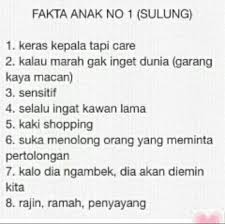 Menjadi anak perempuan pertama dari sebuah keluarga sangat berat, di samping sebagai tulang walau bermacam cabaran sebagai anak sulung dengan masalah jantinanya sebagai perempuan. Kata Kata Semangat Untuk Anak Sulung Perempuan Cikimm Com