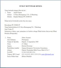 Kontrak kerja berakhir karyawan kontrak akan dilepas atau diberhentikan apabila kontrak kerjanya berakhir. Contoh Surat Kontrak Kerja Perusahaan Dengan Karyawan