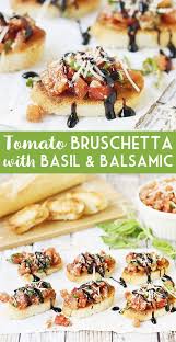 Easy Tomato Bruschetta Recipe Top Toasted Baguette Slices With This Easy Tomato Bruschetta Tomato Bruschetta Recipe Easy Bruschetta Recipe Baguette Appetizer