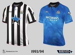 All 20 Teams First Premier League Kits Footy Headlines Barclay Premier League Premier League Football Kits