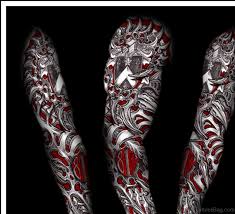 This red and black maori tribal tattoo. 50 Great Celtic Tattoos For Full Sleeve