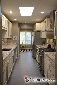 A Beautiful Galley Kitchen Featuring Our Deerfield Assembled Shaker Ii Maple Antique W Galley Kitchen Design Diy Kitchen Renovation Kitchen Remodeling Projects