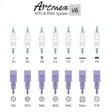 Hhigh Kalite Kalici Makyaj Makinesi Artmex V6 Kas Dudak Doner Kalem V6 Dovme Makinesi Mts Pmu Permanent Makeup Machine Tattoo Needles Tattoo Needle Cartridges