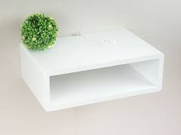 Whyte Slim Modern Floating Nightstand Table Wall Mount Side Table Bedside Table White Mesa De Noche Flotante Mesitas De Noche Blancas Mesitas De Noche