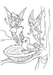 Disney fairy fawn coloring pages. Tinkerbell And Fawn Say Goodbye To A Bird In Disney Fairies Coloring Page Download Print Online Coloring Pages For Free Color Nimbus