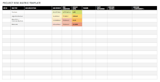 This risk matrix template allows you to rate risks both before and after a response, along with events that could trigger the risk, the person or. Download Free Risk Matrix Templates Smartsheet