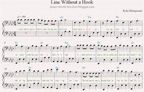 Ricky Montgomery Line Without A Hook Piano Songs Chords Piano Sheet Music Piano Sheet