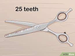 Some people will thin their hair using razors but this causes more damage. How To Use Hair Thinning Shears With Pictures Wikihow