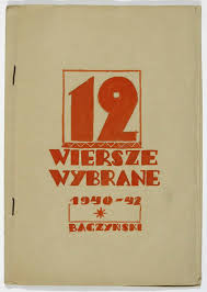 Najprawdopodobniej pierwsze swoje wiersze tworzył, będąc uczniem gimnazjum im. File Pl Krzysztof Kamil Baczynski 12na19 Wiersze Wybrane Djvu Wikimedia Commons