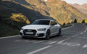 Download Wallpapers Audi Rs5 Coupe 2018 4k White Rs5 Sports Coupe New German Cars Audi Besthqwallpapers Com Audi Rs5 Rs5 Coupe Audi