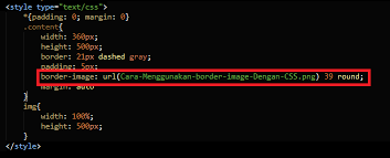 Cara Menggunakan Border Image Dengan Css Dan Langkahnya