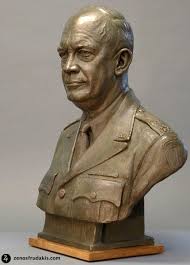 Eisenhower Memorial Memorial Portrait Sculpture Of Dwight D Eisenhower 34th President Of The United Stat Portrait Sculpture Sculpture Head Freedom Sculpture