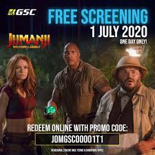 Gsc 1 utama (new wing). Gsc Celebrating Its Reopening On 1 July With Free Screening Of Jumanji Technave