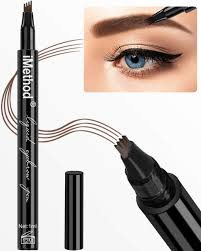 Left eyebrow / wet application. Amazon Com Imethod Eyebrow Pen Imethod Eye Brown Makeup Eyebrow Pencil With A Micro Fork Tip Applicator Creates Natural Looking Brows Effortlessly And Stays On All Day Dark Brown Beauty